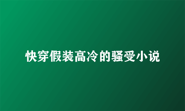 快穿假装高冷的骚受小说