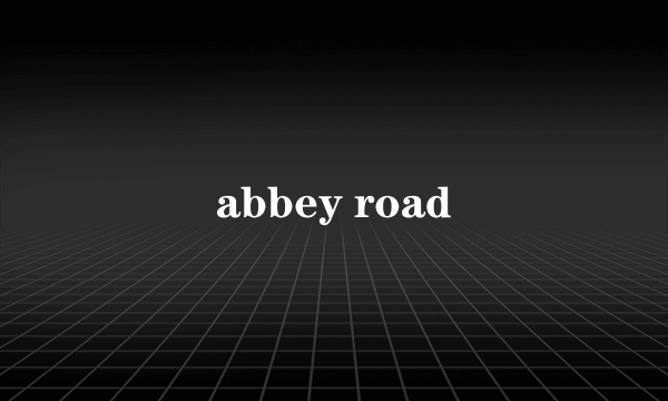 abbey road