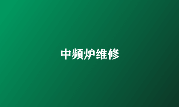 中频炉维修