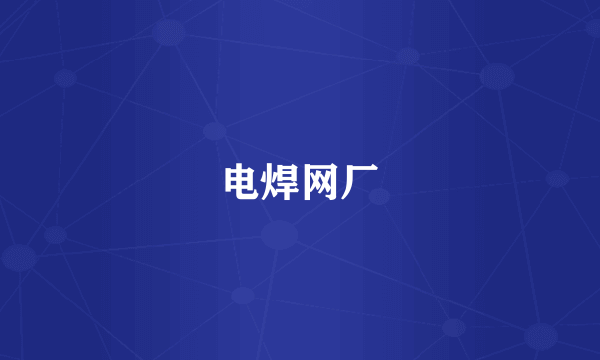 电焊网厂