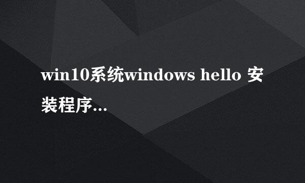win10系统windows hello 安装程序 闪退该怎么办
