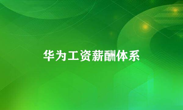 华为工资薪酬体系