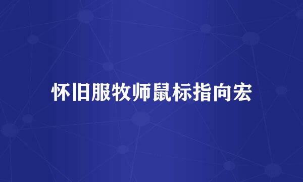 怀旧服牧师鼠标指向宏