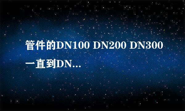 管件的DN100 DN200 DN300一直到DN1600分别是什么意思/