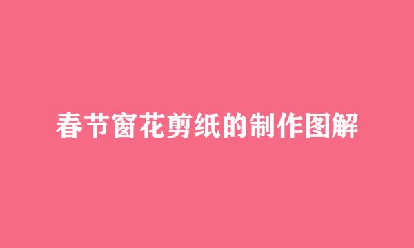 春节窗花剪纸的制作图解