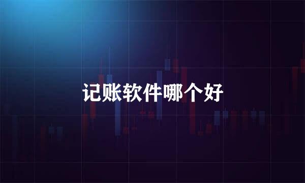 记账软件哪个好