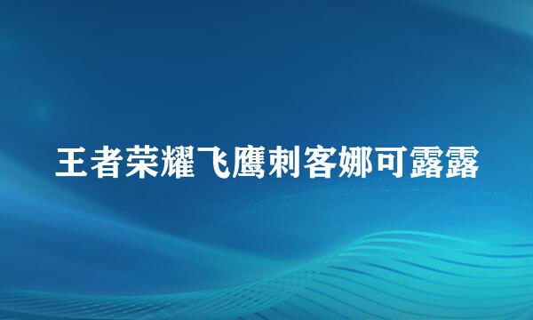 王者荣耀飞鹰刺客娜可露露