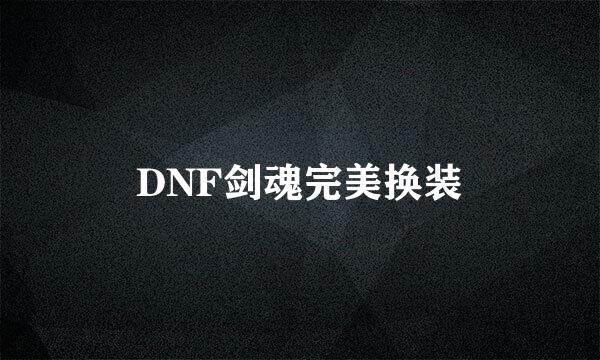 DNF剑魂完美换装