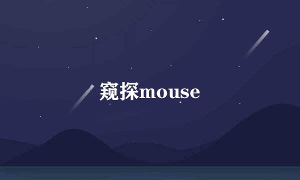 窥探mouse
