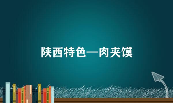 陕西特色—肉夹馍
