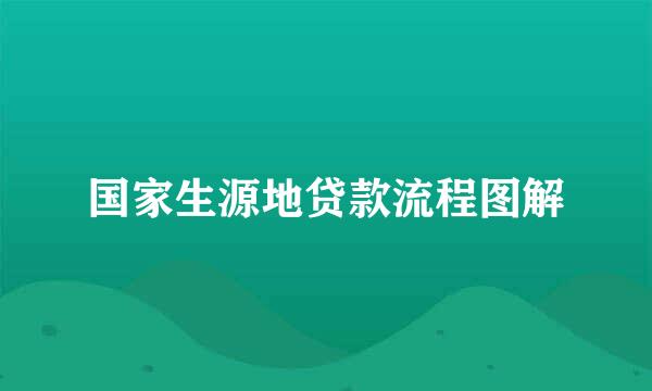 国家生源地贷款流程图解