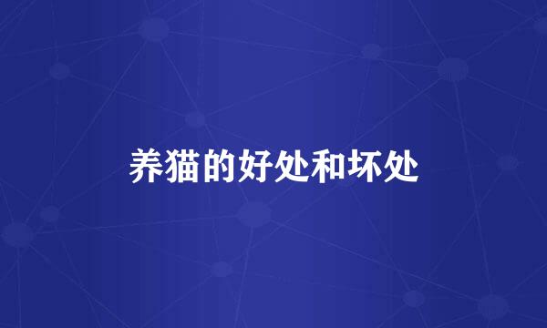 养猫的好处和坏处