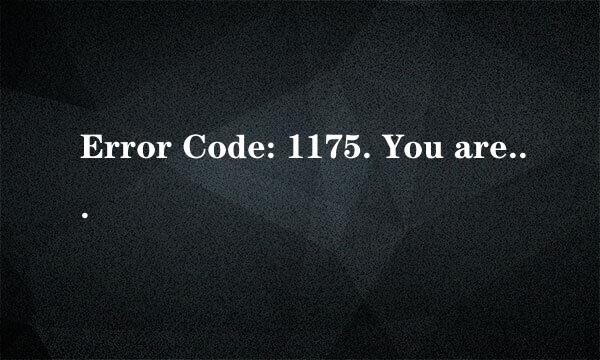 Error Code: 1175. You are using safe update