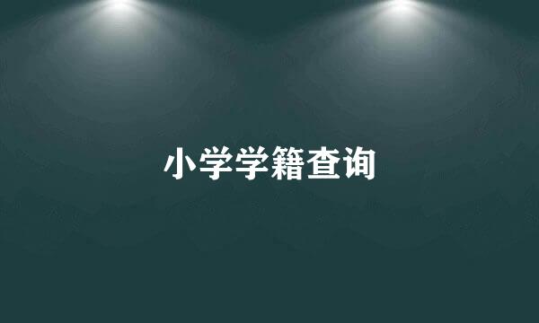 小学学籍查询