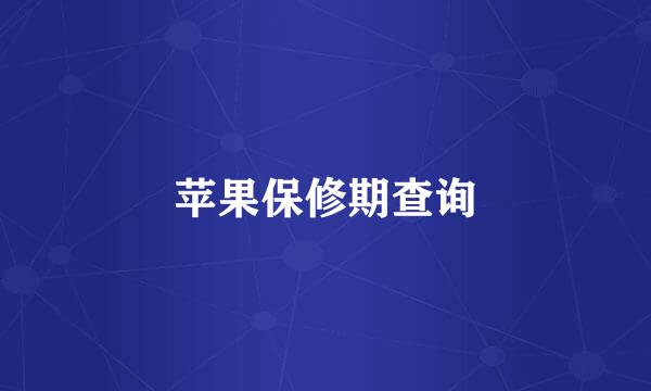 苹果保修期查询