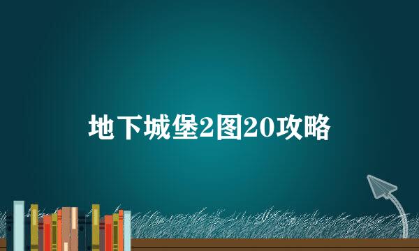 地下城堡2图20攻略