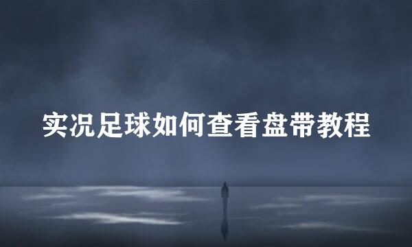 实况足球如何查看盘带教程