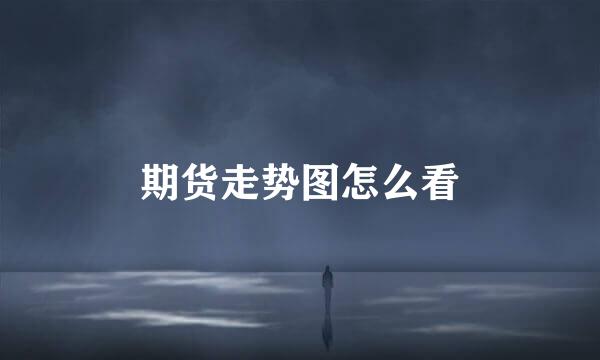 期货走势图怎么看