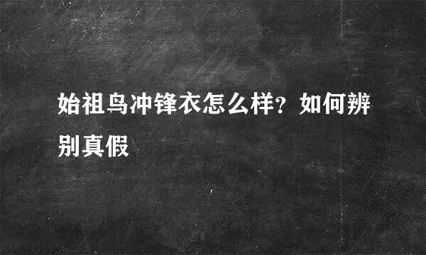 始祖鸟冲锋衣怎么样？如何辨别真假