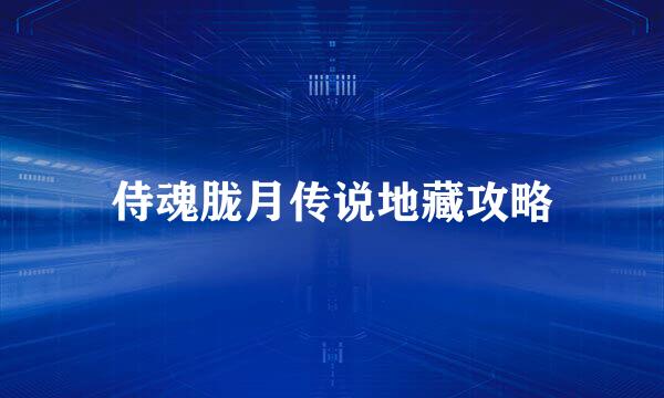 侍魂胧月传说地藏攻略