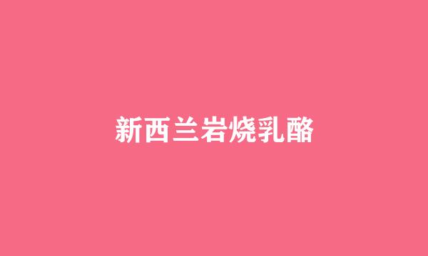 新西兰岩烧乳酪